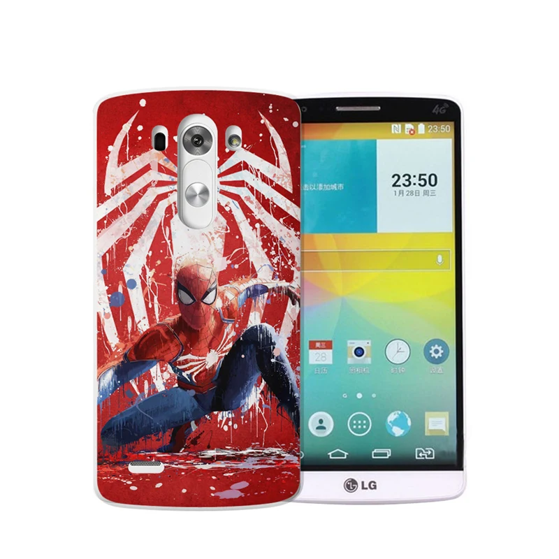 Фламинго Человек-паук для LG G4 G5 G6 K7 K8 K10 2017 X Power 2 3 Nexus 5X чехол Joker cover funda etui don't touch my