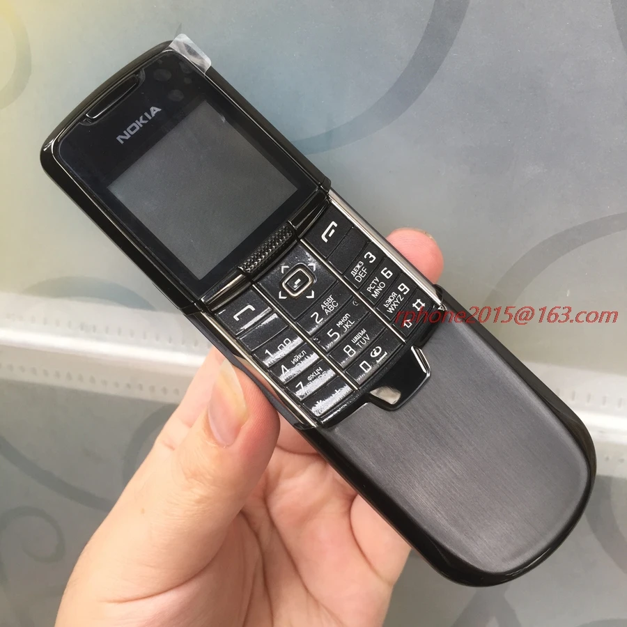 Восстановленный Nokia 8800 Классический мобильный телефон 2G GSM Unlcocked 8800 2MP Русский Арабский Английский телефон с клавиатурой