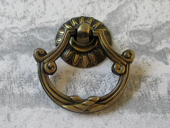 Ручка кольцо для ящика кухонной мебели античная бронза cabinet knobs handle knobpull handle knob