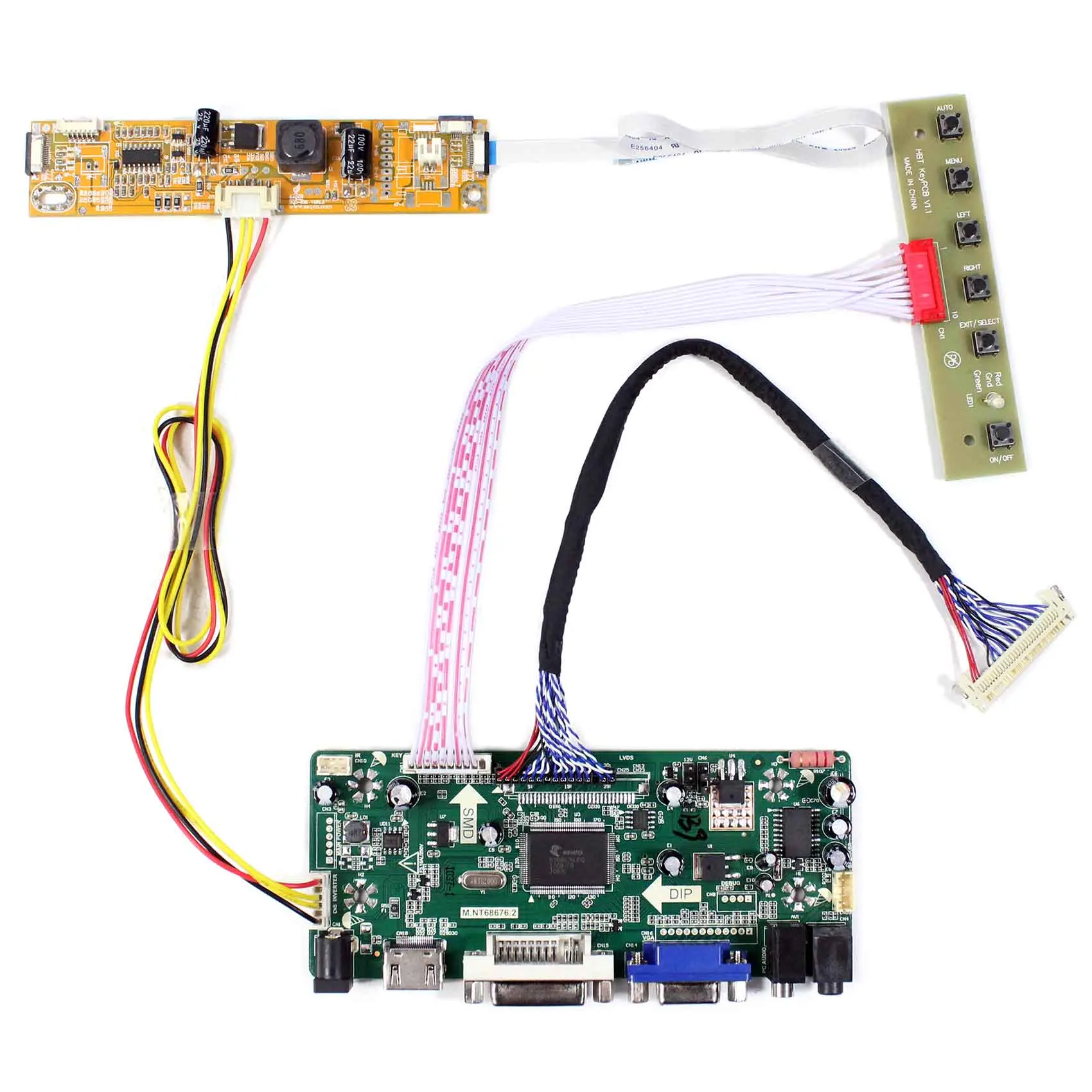 

HD MI DVI VGA AUDIO LCD Controller Board(driver board ) Fit for 23.6inch 1920x1080:V236H1-LE2 V236H1-LE4 M236H3-LA2 M236H3-LA3