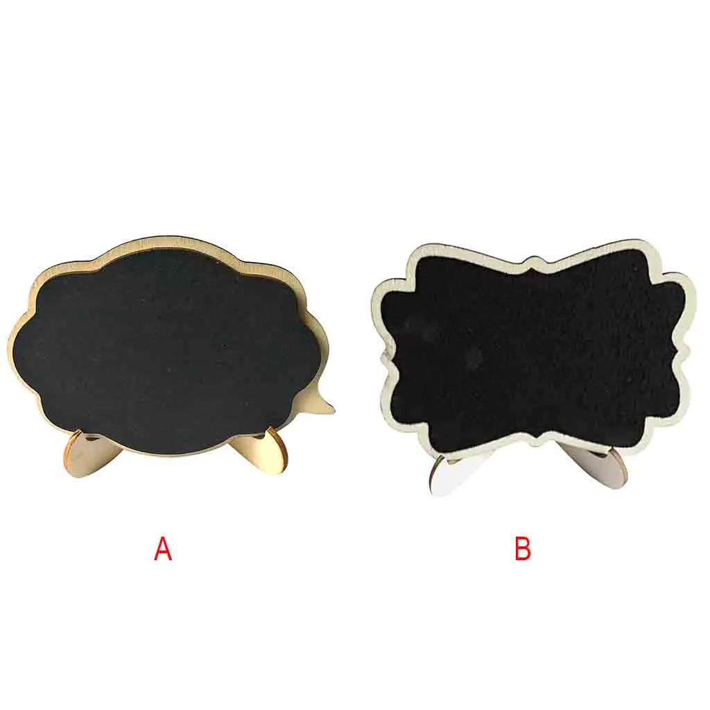 Мини толстые доски для халатов Sidewalk Blackboard Wood маленькие украшения сообщений rejilla