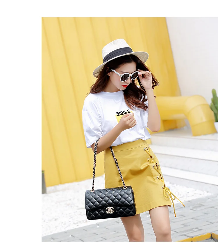 Women Messenger Bags Fashion Mini Shell Shape Bag diamond Grid pattern Bag Women Shoulder Tote Bags