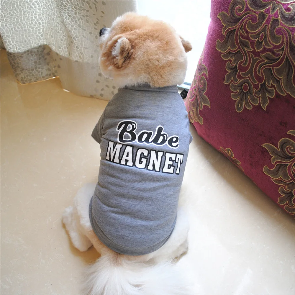 Новинка модная спортивная одежда для собак футболка костюм йоркширских терьеров