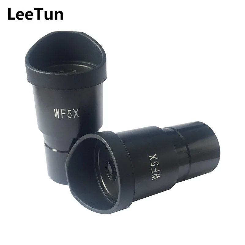 Двойка WF5X окуляра объектива для бинокль Тринокулярный Стерео микроскоп