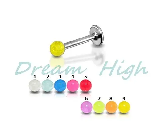 Акриловое кольцо для пирсинга губ 100 шт./лот | Украшения и аксессуары