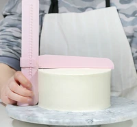 cake scraper smoother adjustable fondant spatulas cake edge smoother cream decorating diy bakeware tableware kitchen cake tool