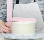 Скребок для торта, гладкие регулируемые шпатели для мастики для края торта, гладкие кремовые украшения, посуда сделай сам для выпечки кухонный инструмент, для торта