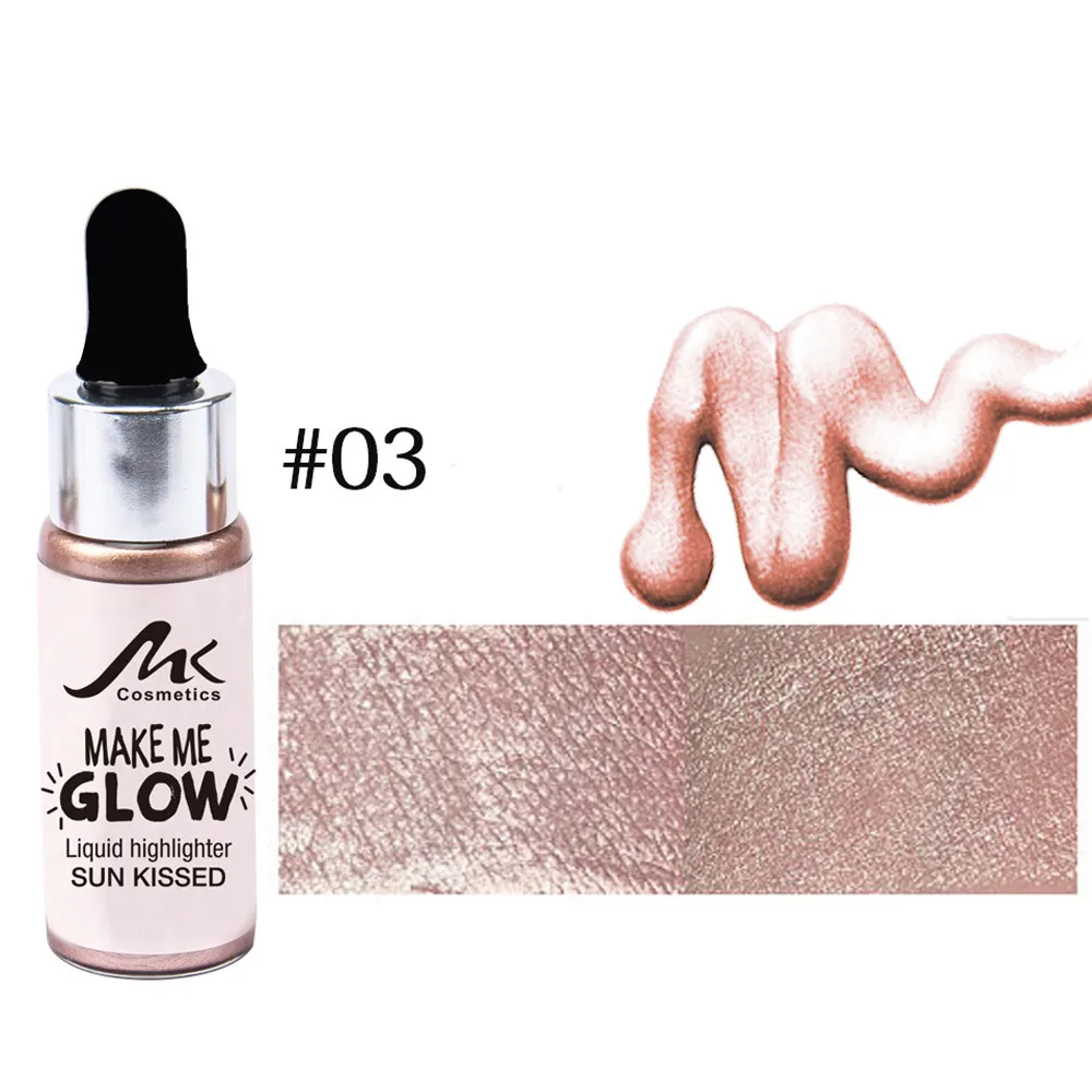 Kiss beauty матовый маркер Сияющий макияж серебро золото блеск светлый жидкий
