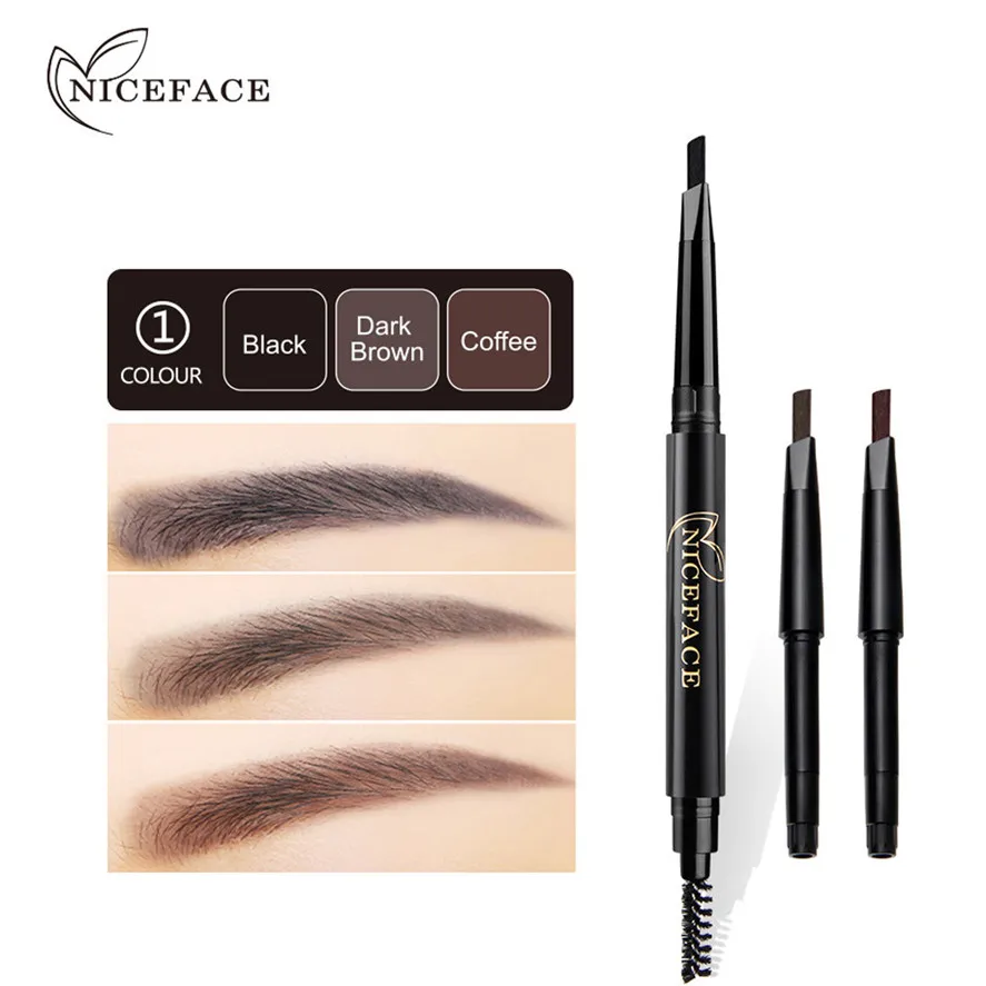 Новинка 2019 ручка для бровей NICEFACE 1 шт. водонепроницаемая подводка глаз и карандаш