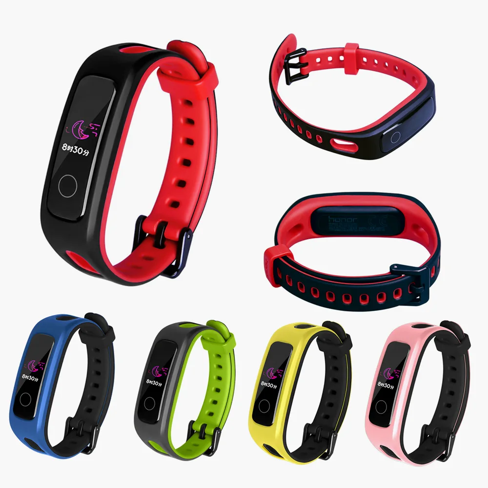 Браслет для huawei Band 4E/3E умный ремешок силиконовый браслет для huawei Honor Band 4 версия для бега умные аксессуары
