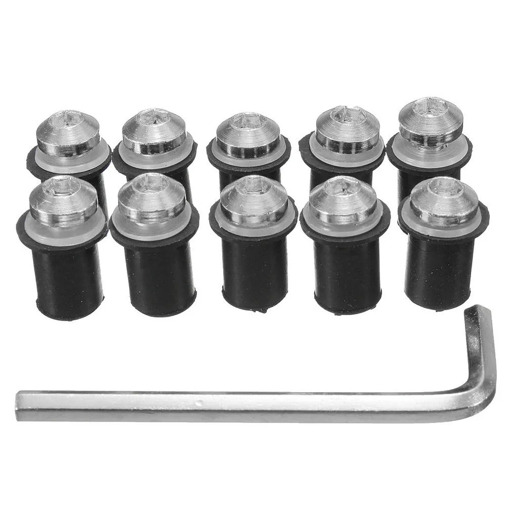 Набор гаек для ветрового стекла мотоцикла M5 x 16 мм 10 шт./компл.|screws bolts nuts|bolt nutwindshield