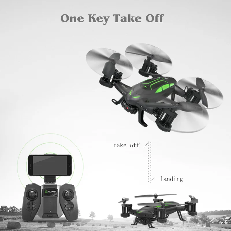 Дроны с камерой hd Квадрокоптер wifi FPV Дрон живое видео RC гоночный автомобиль 4CH 6 осей 2,4 ГГц DIY игрушечный автомобиль Квадрокоптер X9P