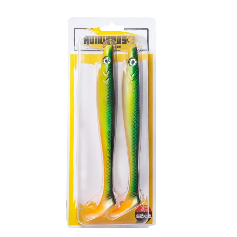 Hunthouse 2 шт./лот pro shad Щука приманка 20 см 50 г Краска Печать приманка весло хвост shad силиконовая souple leurre натуральный мускусный