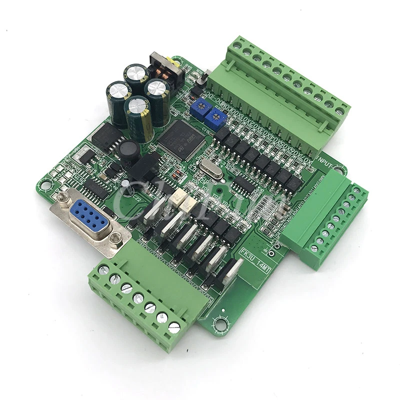 Высокая скорость FX1N FX2N FX3U-14MT/10MT PLC промышленная плата управления 6AD 2DA с оболочкой
