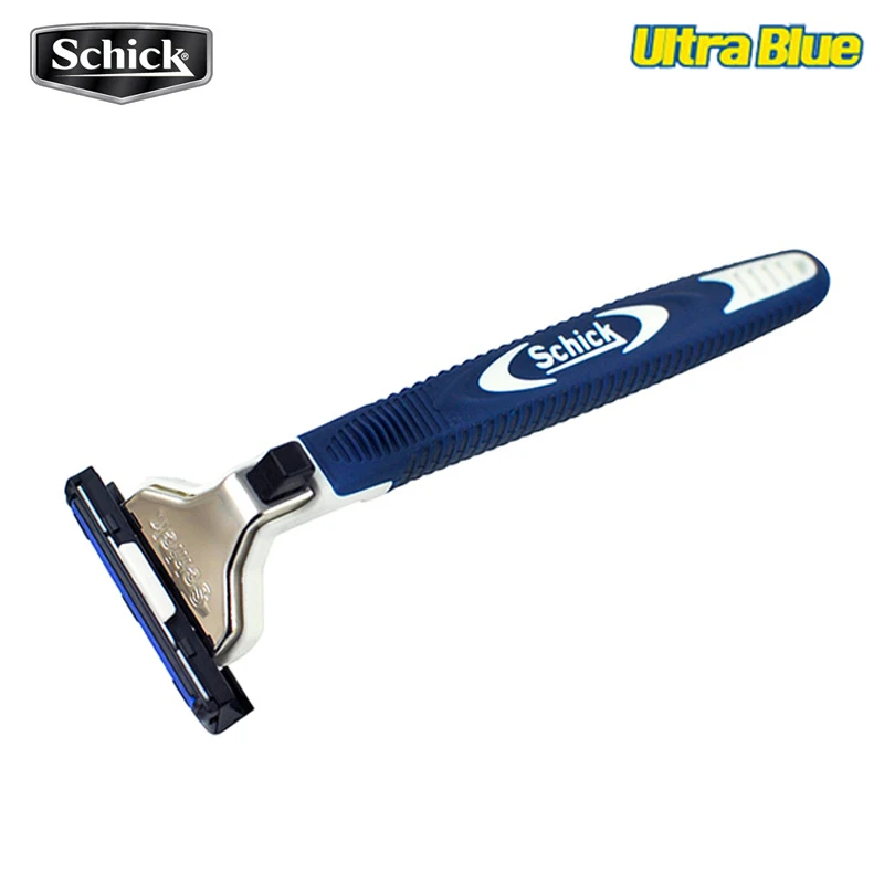 1 Бритва+ 17 лезвий/набор, набор бритв Schick Ultra Blue, легко чистится для всех бритв Schick Ultra, витамин е