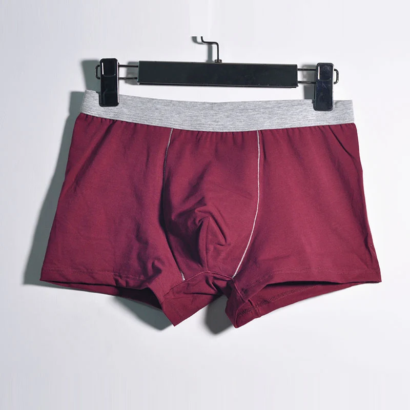 2pcs-red Мужские боксеры, 365 хлопок, боксеры, шорты размера плюс 4XL, Брендовое нижнее белье для мужчин, Cueca, трусы боксеры, Calvn, трусы для мужчин, 2 шт./лот - Цвет: 2pcs-red