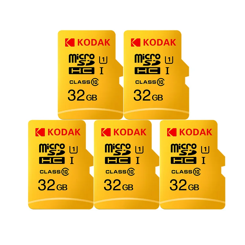 32GB 5 pieces Карта флеш-памяти KODAK U1 128 Гб 64 ГБ 32 ГБ 16 ГБ Micro SD карта tarjeta de высокоскоростная карта памяти MicroSD карта TF/SD карта класса 10 - Емкость: 32GB 5 pieces