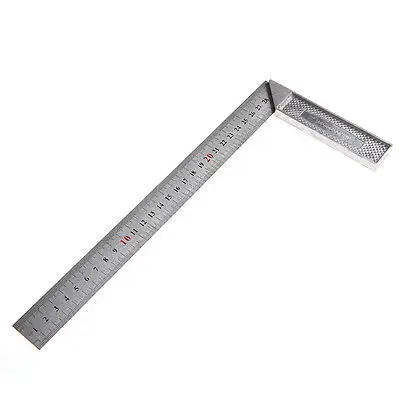 1 шт. квадратная линейка из нержавеющей стали 30 см|angle measuring|steel squareruler square |