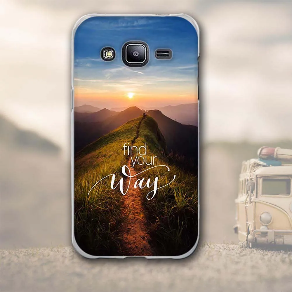 Чехол для Funda Samsung Galaxy J5 2015 J500 J500F защитный чехол задней панели с цветами |