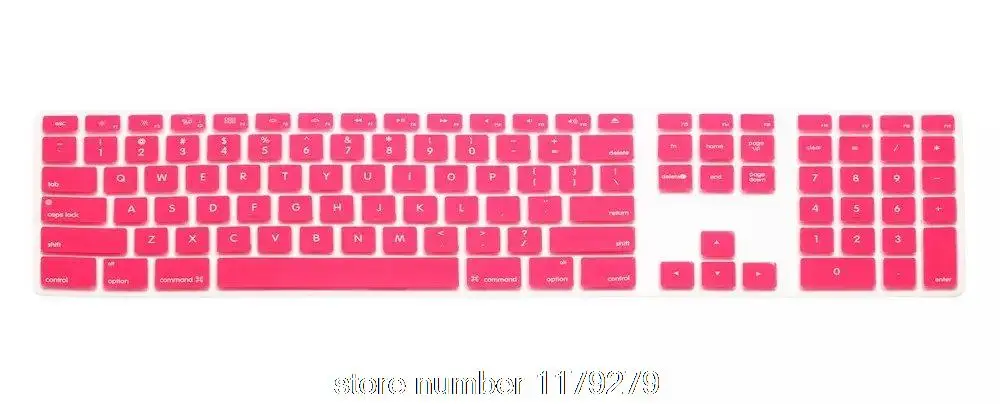 Для Apple Imac G6 Desktop Проводная клавиатура для ПК Us Version с номером Zone Long Keyboard Cover Film Skin