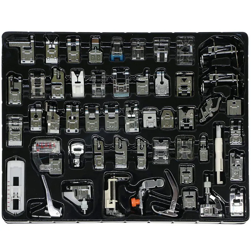 52 шт. набор прижимных лапок для швейных машин|Наборы ручных инструментов| |