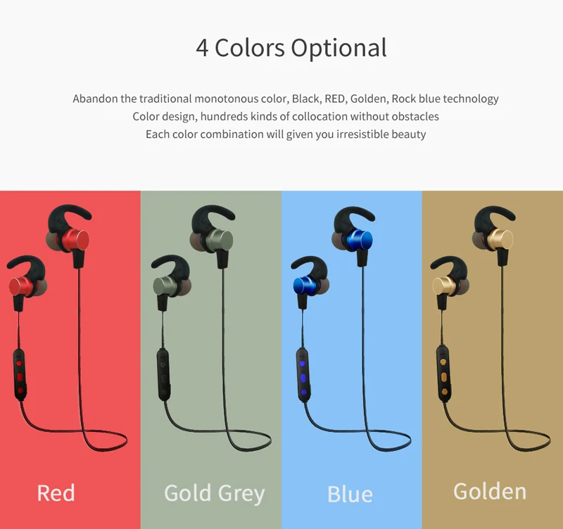 Joyone магнитные музыкальные Bluetooth 4 2 наушники спортивные беспроводные для бега с