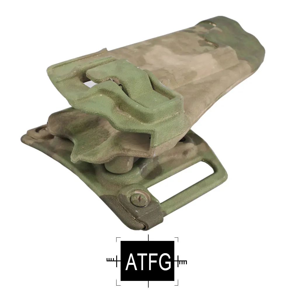 Emersongear быстро кобура для 1911 Пластик кобура подсумок Тактический Охота Airsoft 1911 кобура Мультикам em6096 - Цвет: ATFG