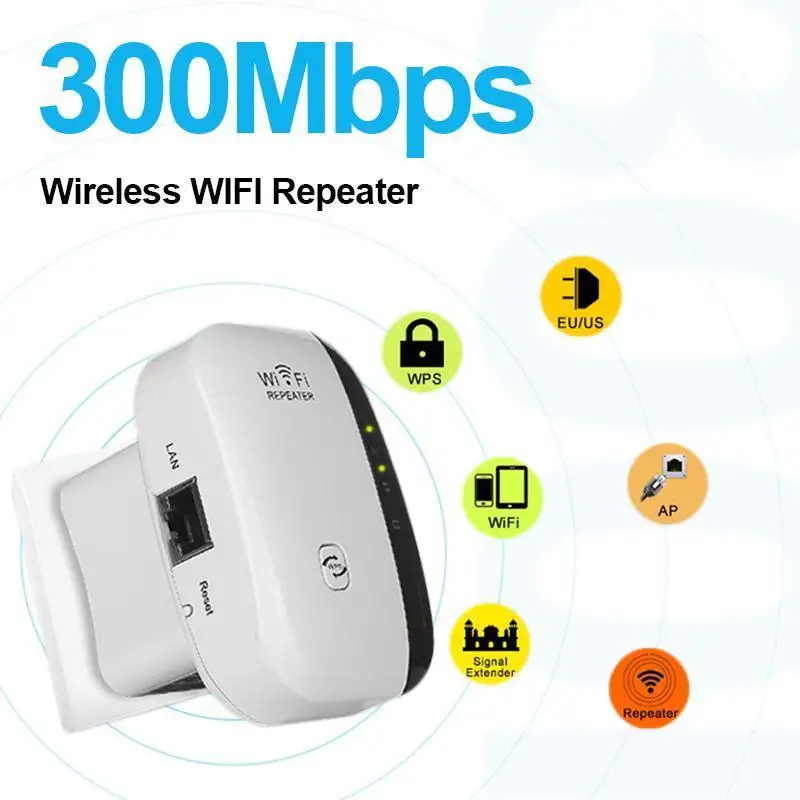 Wifi Wps шифрование беспроводной WiFi ретранслятор усилитель сигнала 802.11N/B/G Wi-Fi
