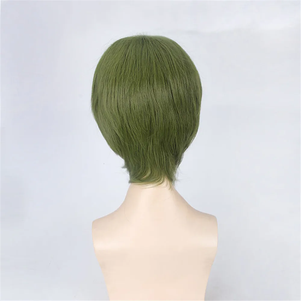 Kuroko no Basuke Midorima Shintaro Зеленые Короткие прямые парики из высокотемпературного