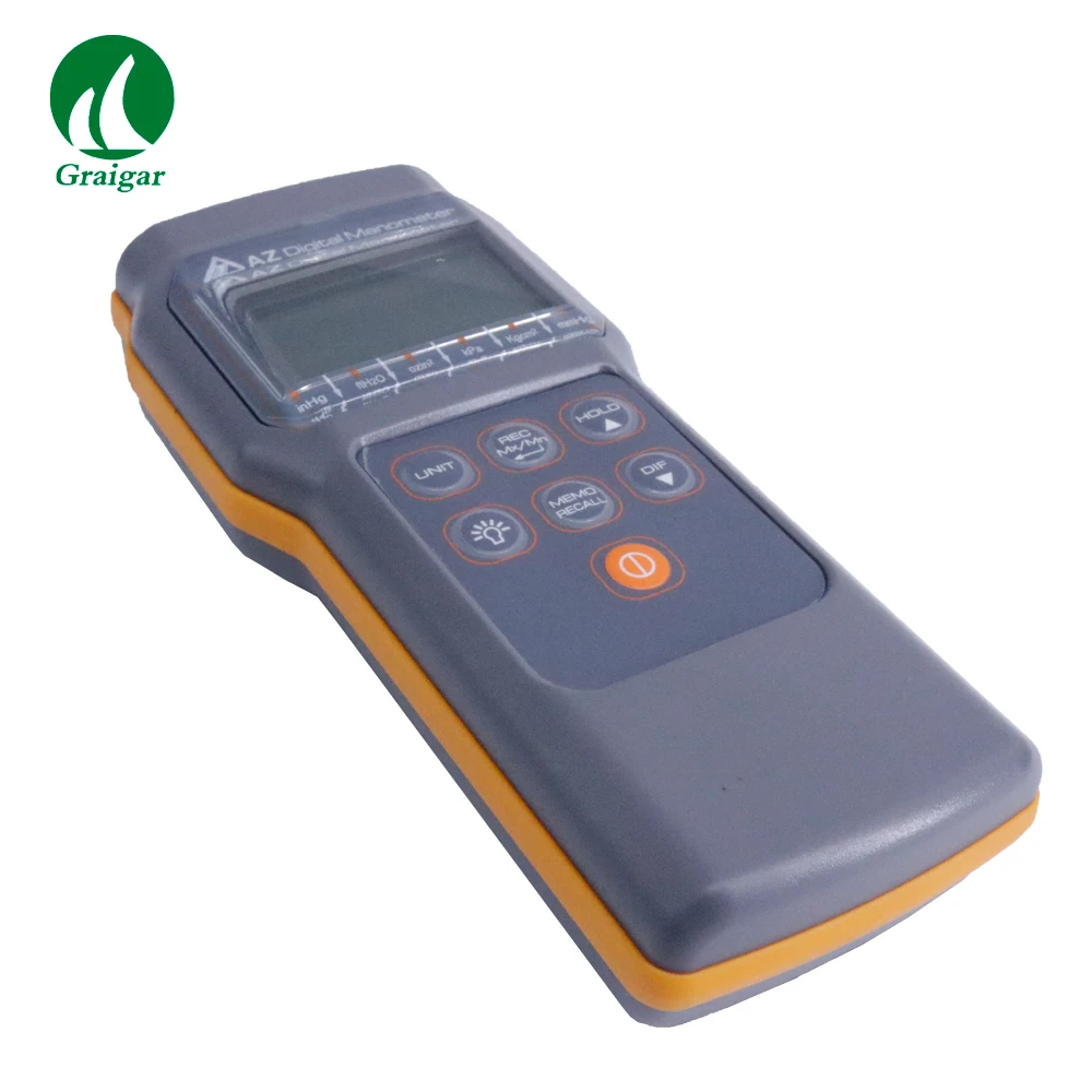 AZ82012 цифровой манометр Дифференциальный Манометр диапазон измерения 1psi|Приборы