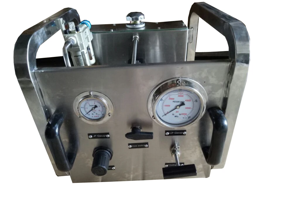 Free shipping Wellness Model:WS-AH80-C Portable air driven oil pressure test pump unit for wellhead industry |