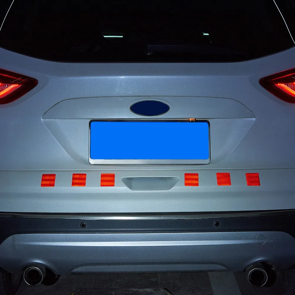 Светоотражающая наклейка для автомобиля 10 шт. предупреждающее освещение из ПВХ