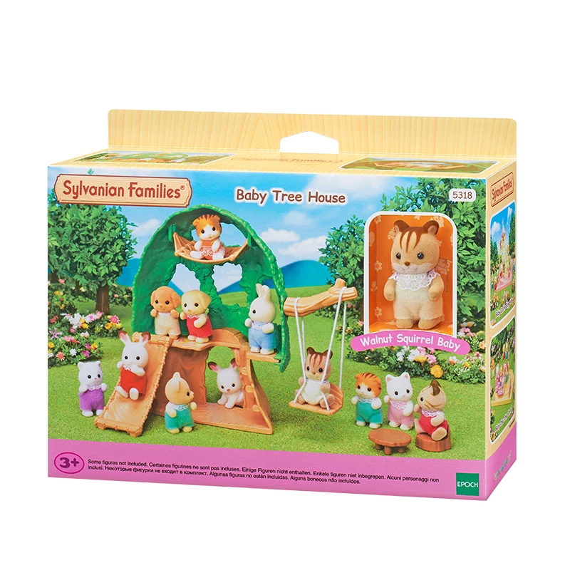 Sylvanian Family Dollhouse детский домик на дереве игрушка фигурка игровой набор подарок для