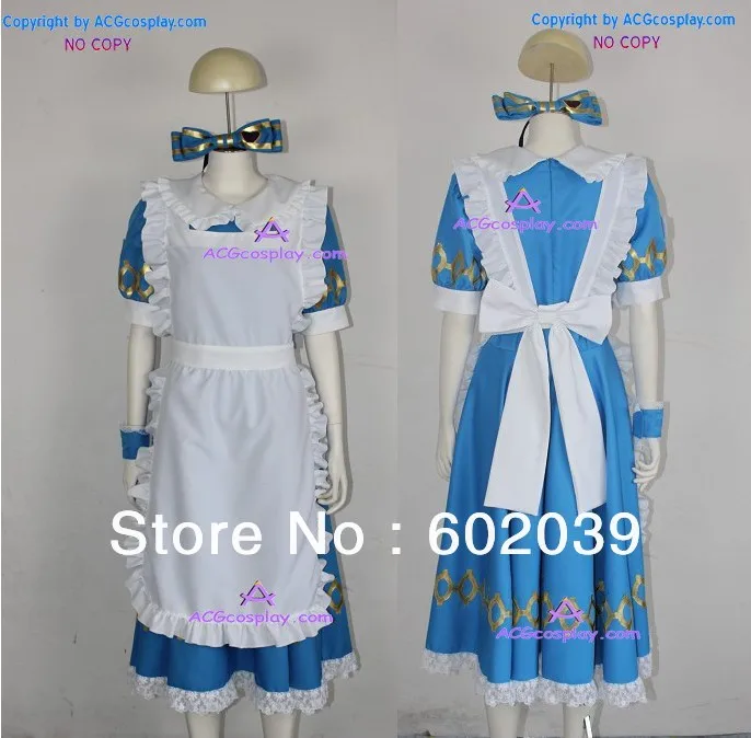 Alice in country of Heart Liddell Cosplay Costume include hair ornament ACGcosplay | Тематическая одежда и униформа