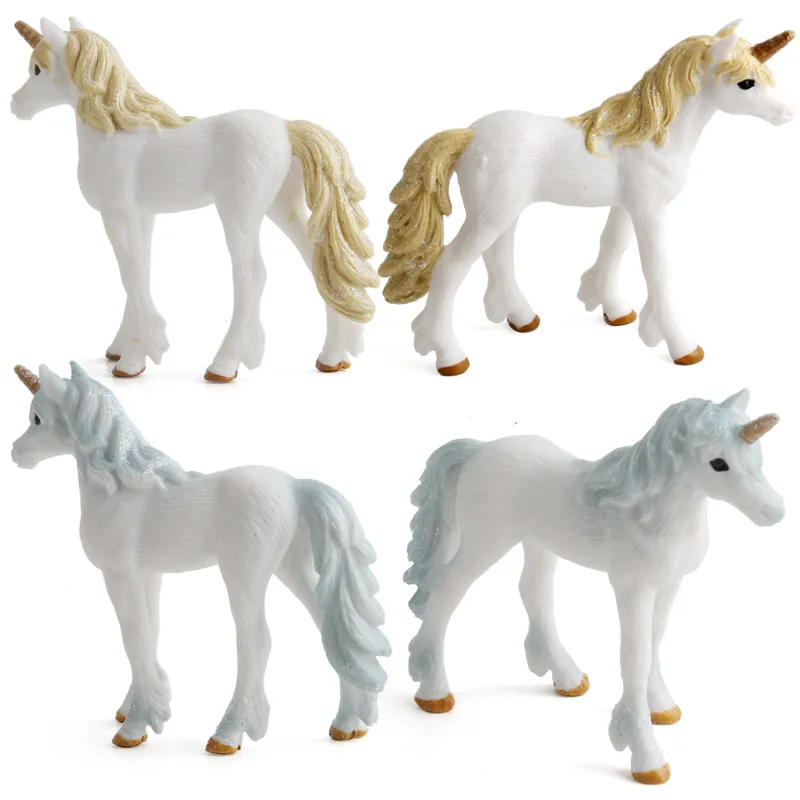Фигурки героев единорога Pegasus Elf фигурки миниатюрные животные Tenma модель для
