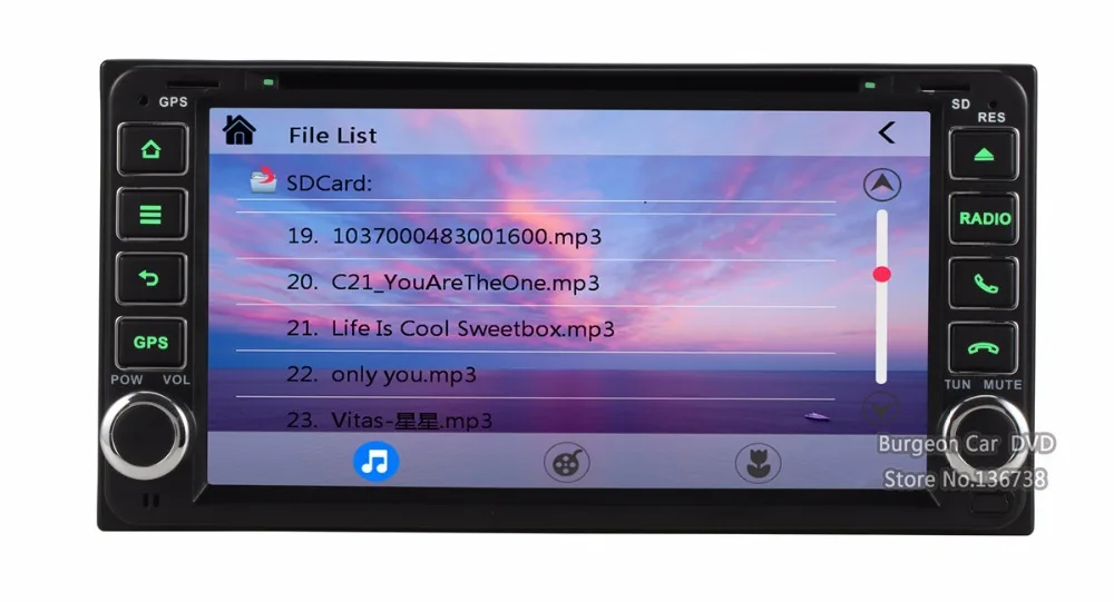 Автомобильный DVD-плеер для Toyota Tundra Sequoia Alphard Kluger Aversis Hilux VIOS Camry Corolla Prado RAV4