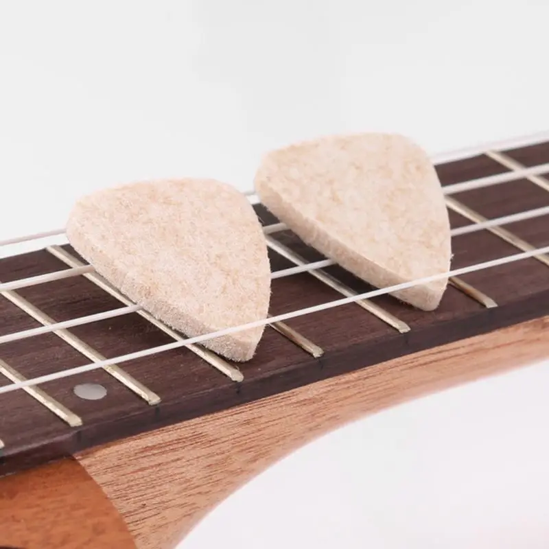 5 шт. медиаторы для укулеле мягкие шерстяные войлочные пледы аксессуары концерта