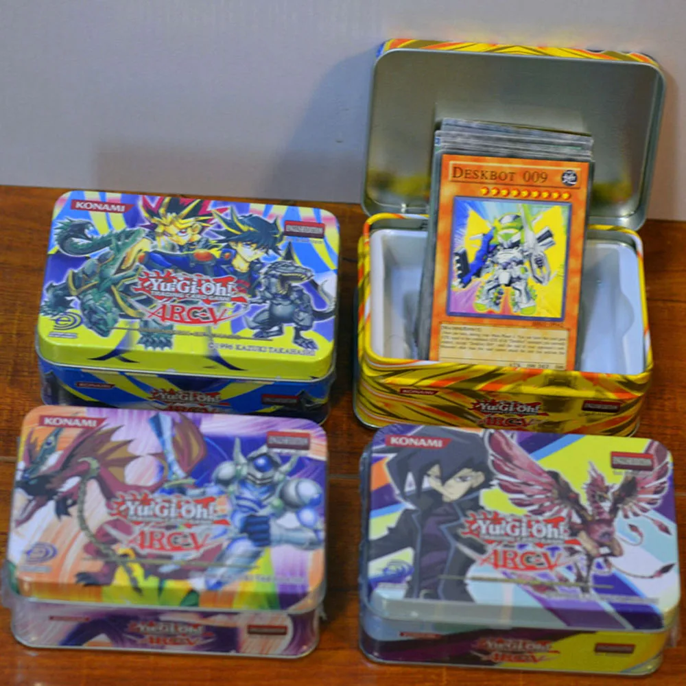 41 шт./компл. аниме Япония Yu Gi Oh! Игра карты коробка игра юджиох с железная для