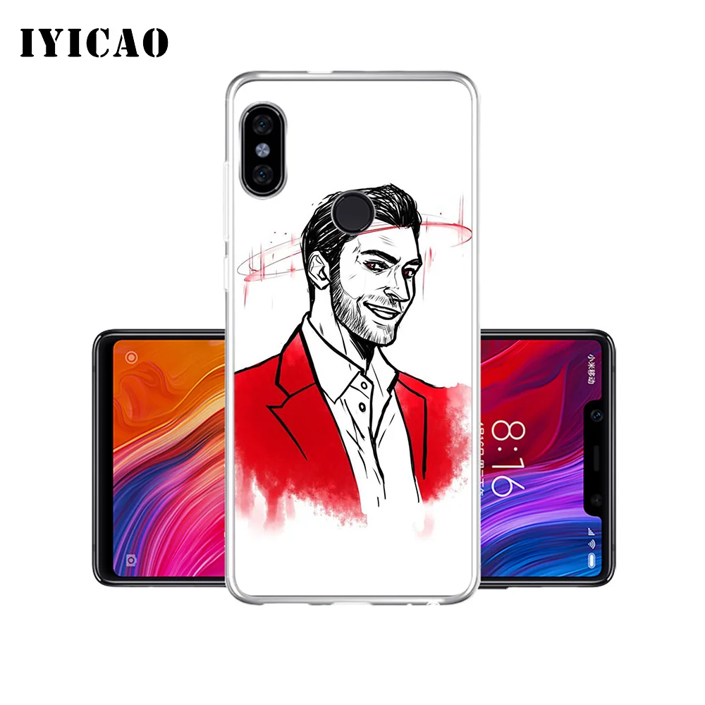 Чехол для телефона IYICAO Lucifer Tom ellissa мягкий силиконовый чехол ТВ шоу Xiaomi Redmi 4A 5A 6A Note 7