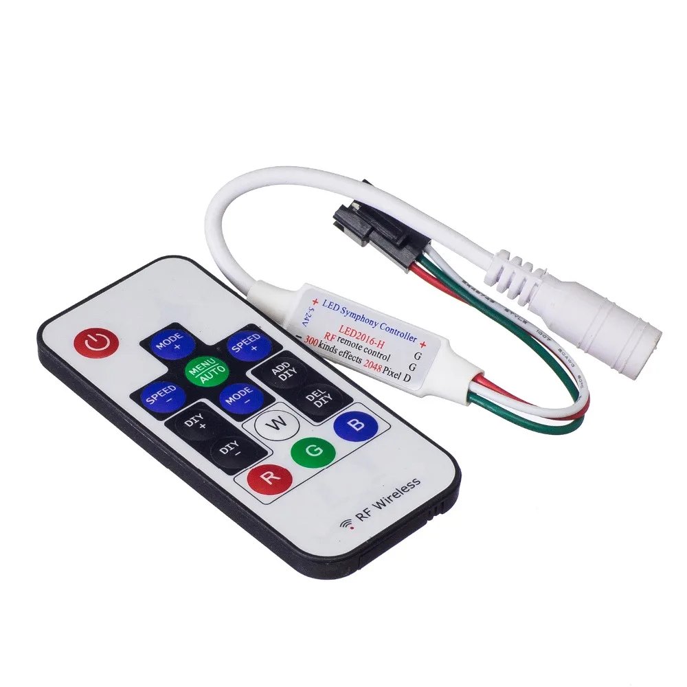 OSIDEN DC5 24V RF RGB LED контроллер полосы 14Key беспроводной пульт дистанционного