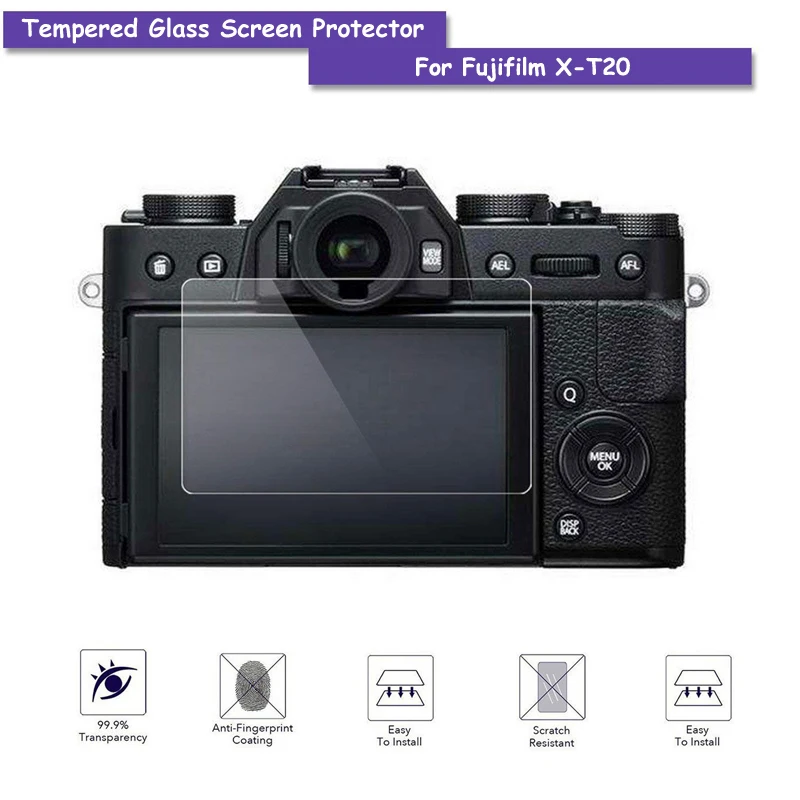 Закаленное защитное стекло 9H для ЖК экрана защитная пленка Fujifilm FUJI X T20 XT20 защита