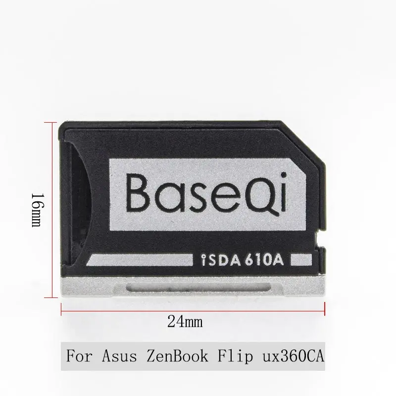 BaseQi pcmcia Micro SD карта адаптер для Asus ZenBook Flip ux360CA compact flash Adapter mercedes benz на карту памяти