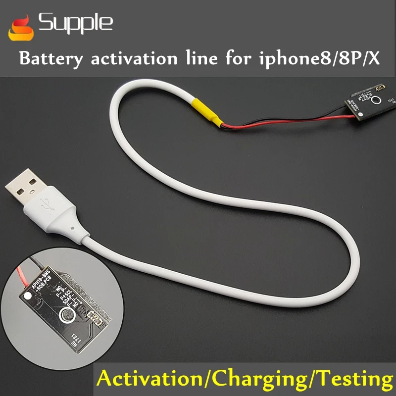 Гибкая Универсальная линия активации аккумулятора для iphone8 power boot line зарядный