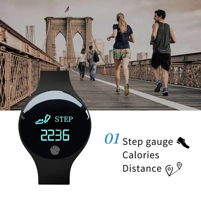 AABB-SANDA Смарт-часы с Bluetooth для Ios Android мужские и женские спортивные умные Шагомер