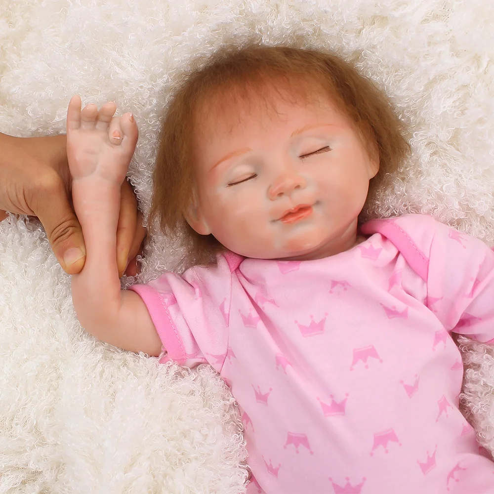 Реалистичные мягкие куклы Reborn игрушки в подарок 20 &quot50 см силиконовые baby dolls reborn