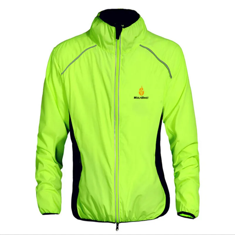 Велосипедная куртка WOLFBIKE ветрозащитная быстросохнущая Мужская спортивная