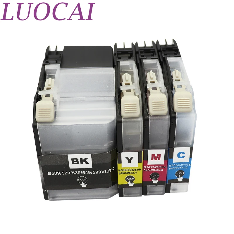 8 шт. совместимые чернильные картриджи LuoCai LC529 LC 529 LC525 LC529XL LC525XL | Компьютеры и офис
