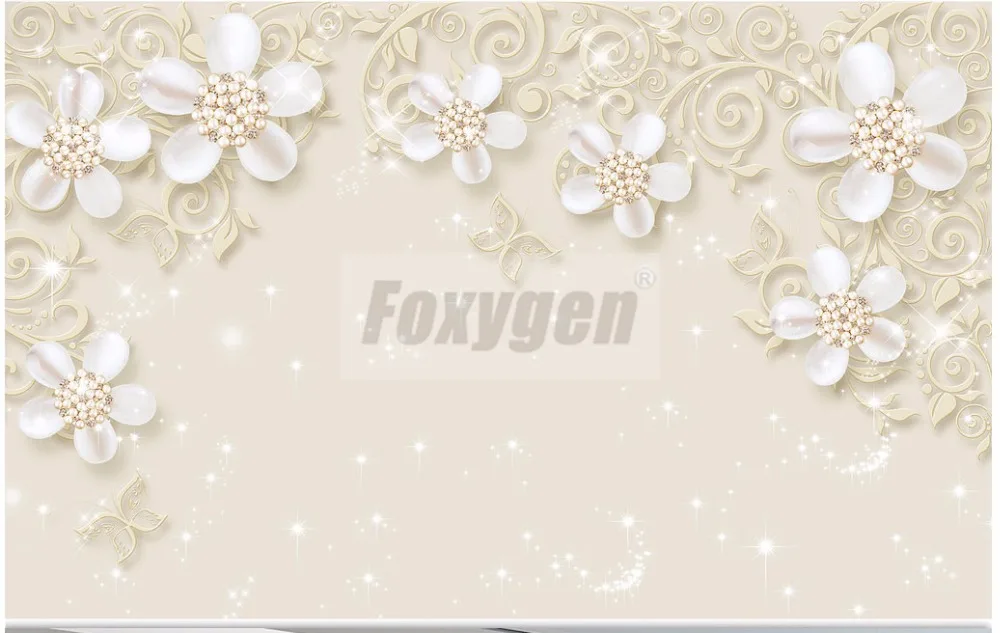 

Custom photo wallpaper 3D FLower Designs TV background 3d mural wall paper