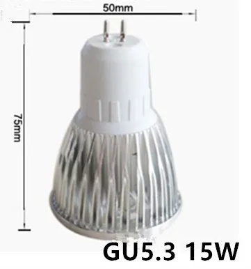 1 шт. сверхъяркая Светодиодная лампа GU5.3 9 Вт 12 15 110 В 220 В|lampada led|lampada led 110lampada v |