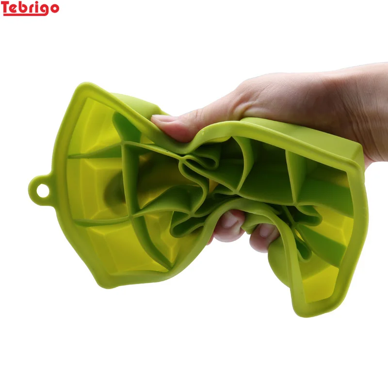 Tebrigo 24 Grid Ice Mould Silicone Tray Molds DIY Desert Cocktail Juice Maker Square Mold Cube | Дом и сад
